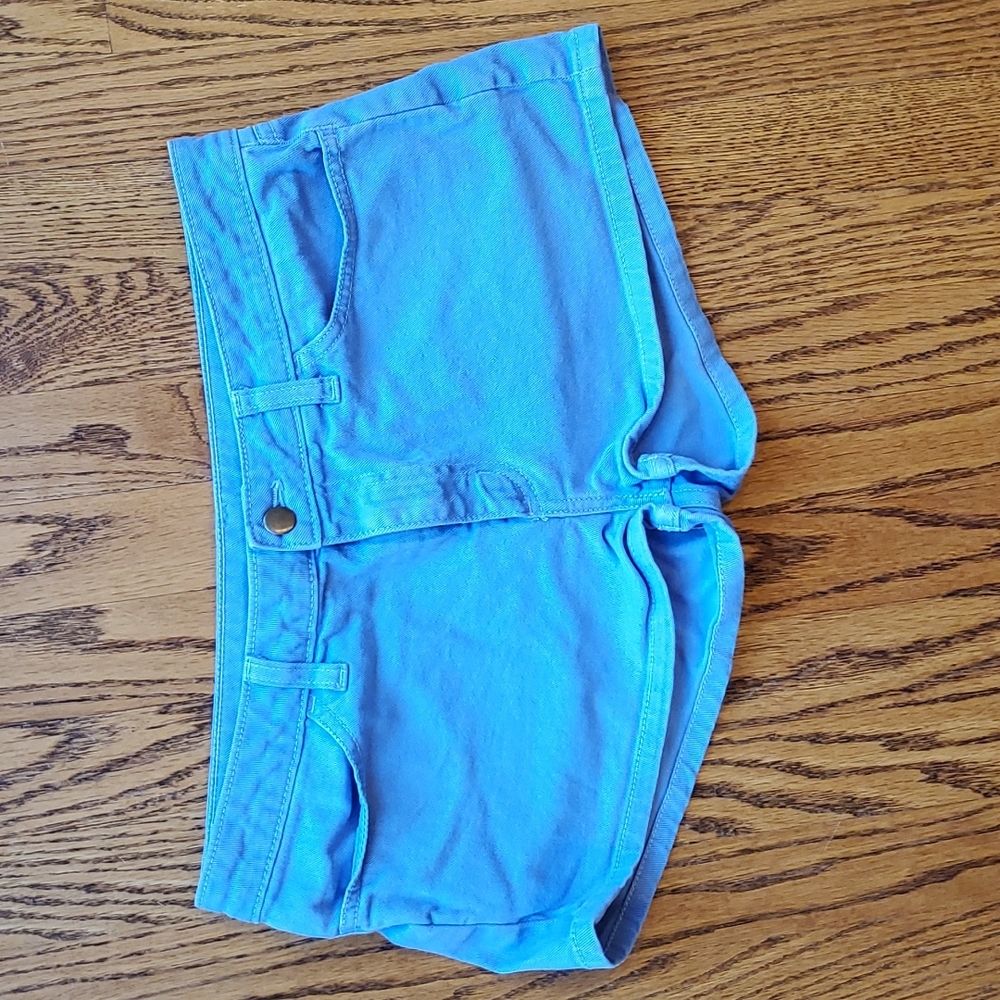 American Apparel EUC jean shorts, size 29, periwinkle blue denim